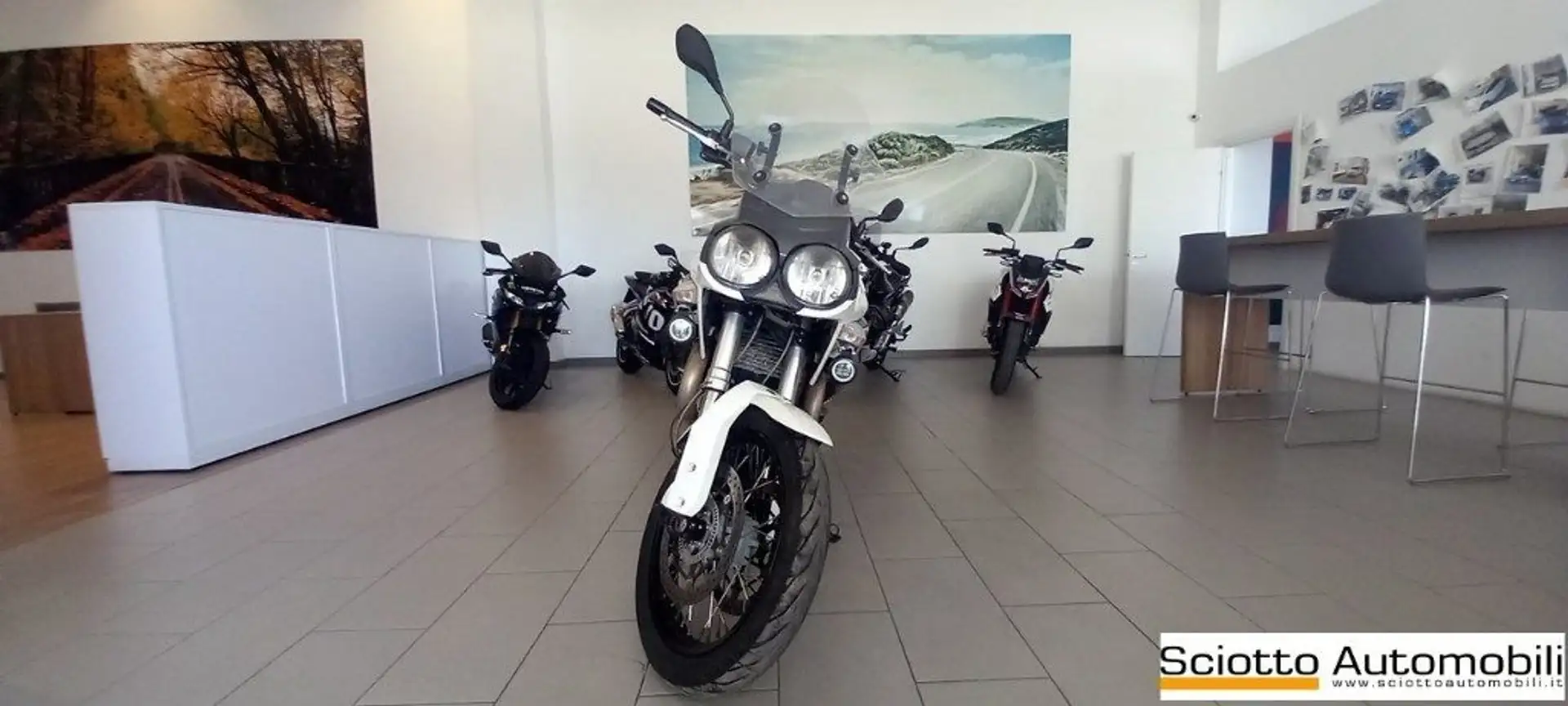 Moto Guzzi Stelvio 1200 . White - 1