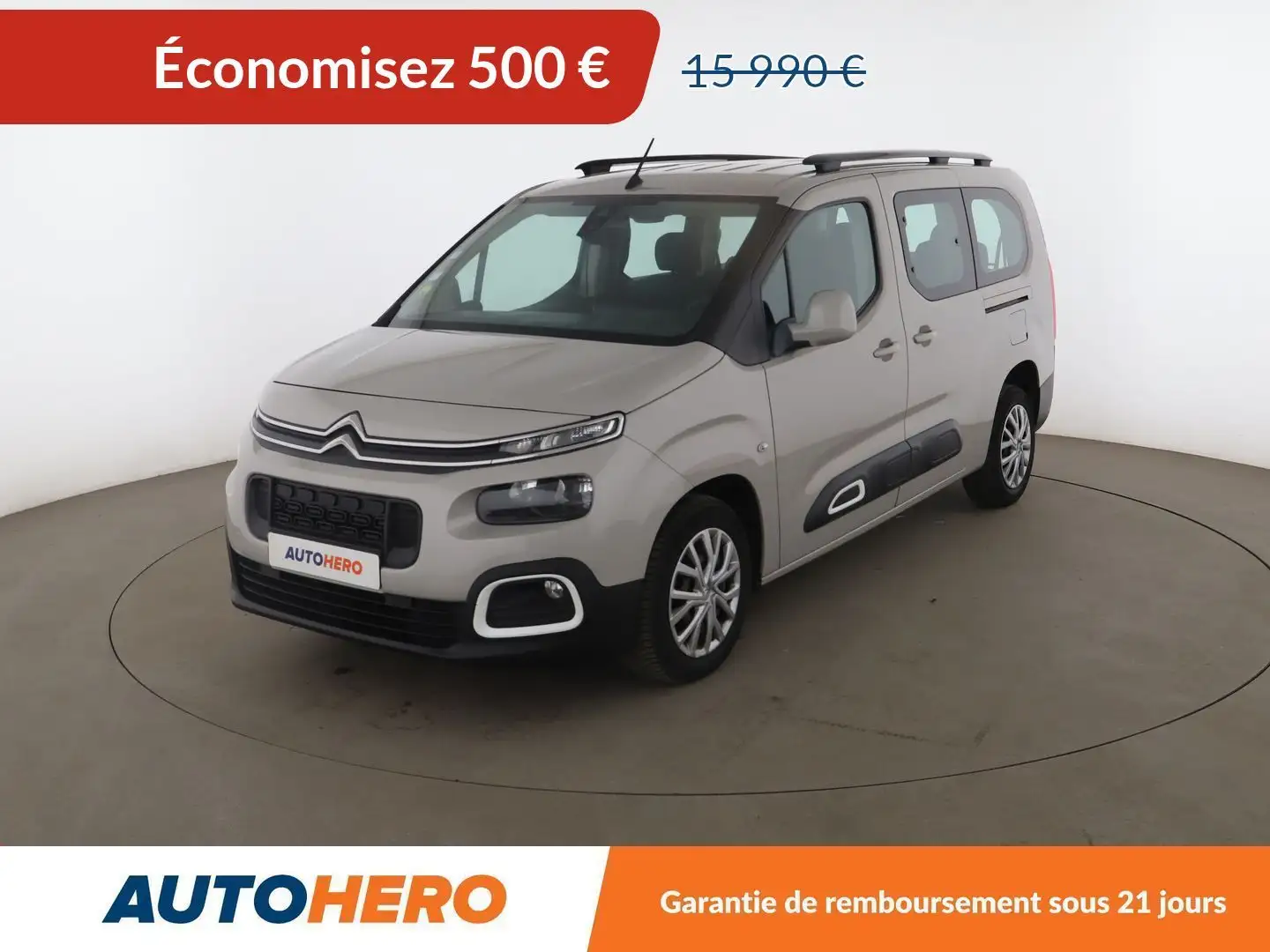 Citroen Berlingo Multispace Taille XL 1.5 Blue-HDi Live Сірий - 1