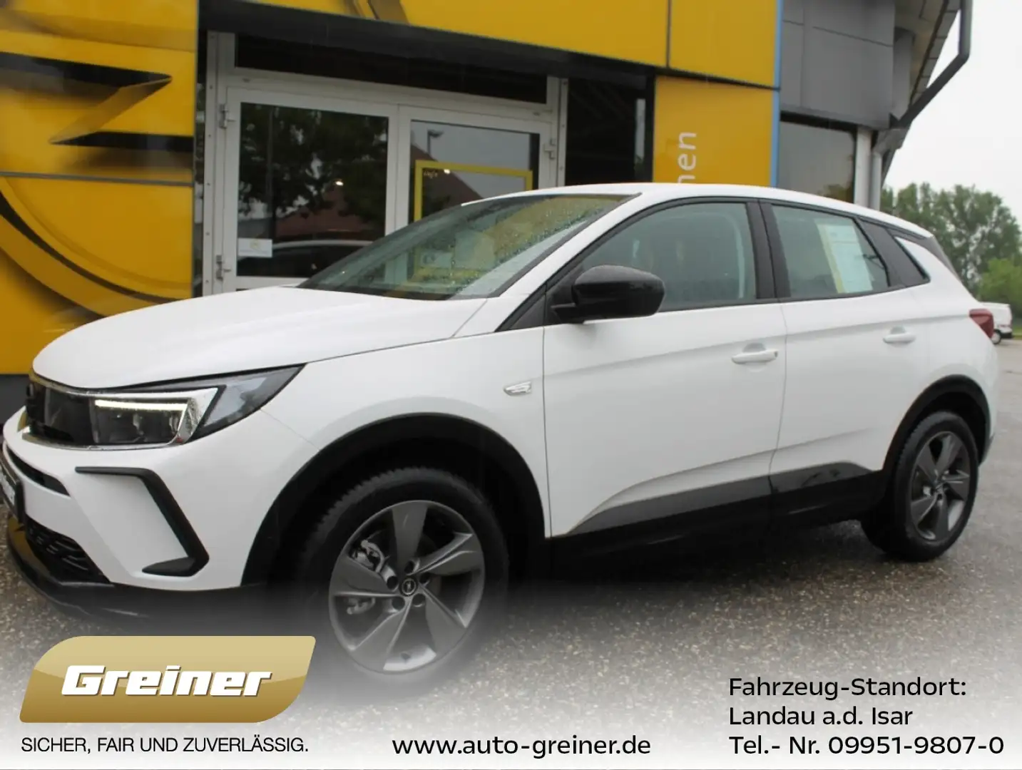 Opel Grandland 1.2 Turbo GS NAVI|SHZ|LED|ALCANTARA Blanc - 1