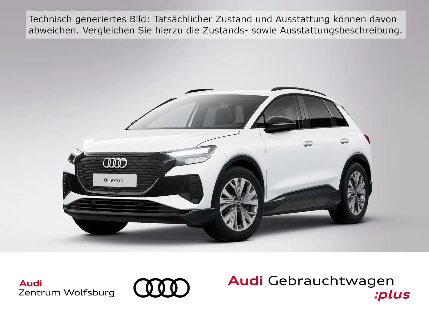 Audi Q4 e-tron Q4 45 e-tron advanced AHK/Optik-Schwarz/LED/Soun Білий - 1