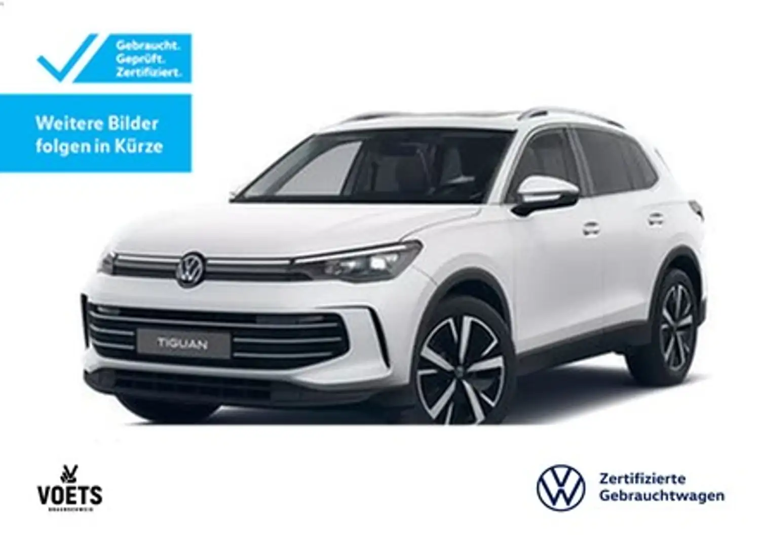 Volkswagen Tiguan Elegance 2.0 TDI DSG AHK+PANO+SHZ Weiß - 1