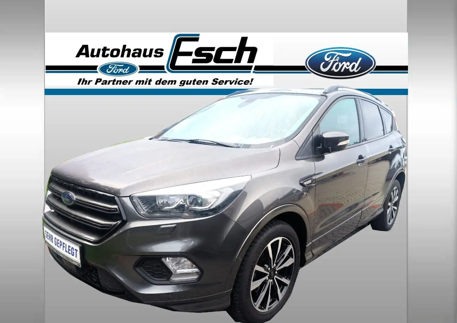 Ford Kuga ST-Line AHK Scheckhaft gepflegt Navi Grau - 1