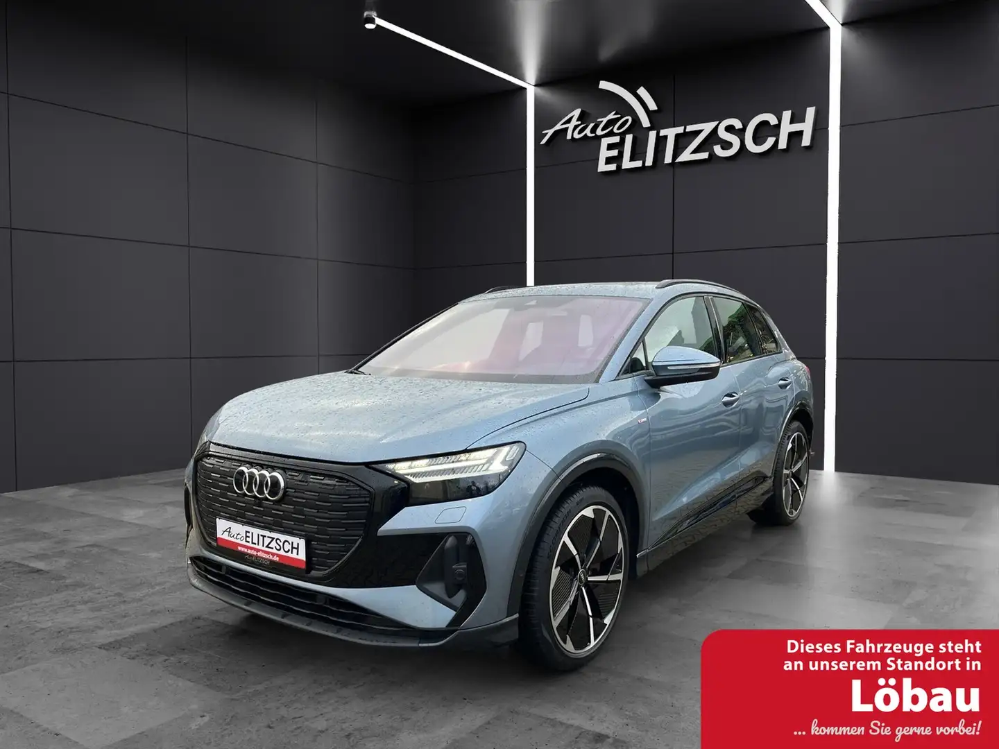 Audi Q4 e-tron 50 e-tron quattro MATRIX PANO AHZV Blau - 1