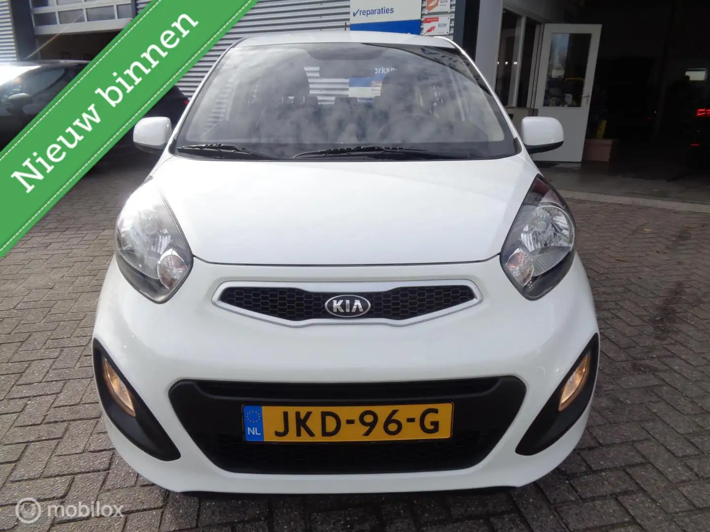 Kia Picanto 1.0 CVVT EcoLine/Airco/Stuurbekr/5 deurs/CV/nette Weiß - 2