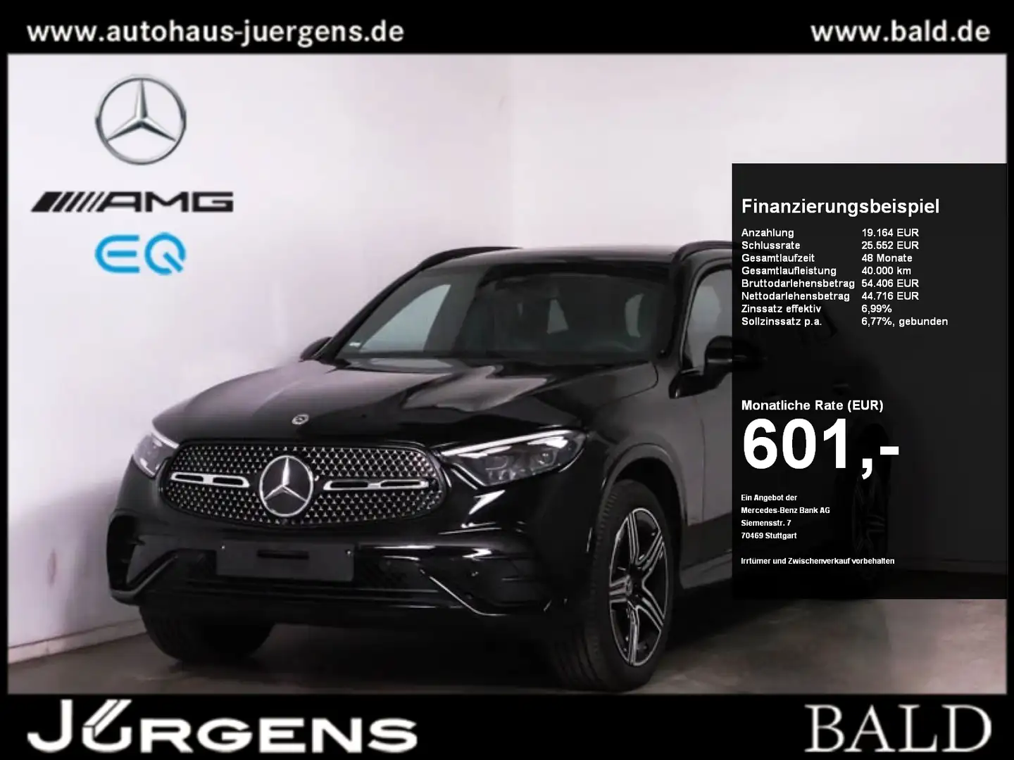 Mercedes-Benz GLC 300 e 4M AMG-Sport/DIGITAL/360/Pano/Burm/20" Schwarz - 1