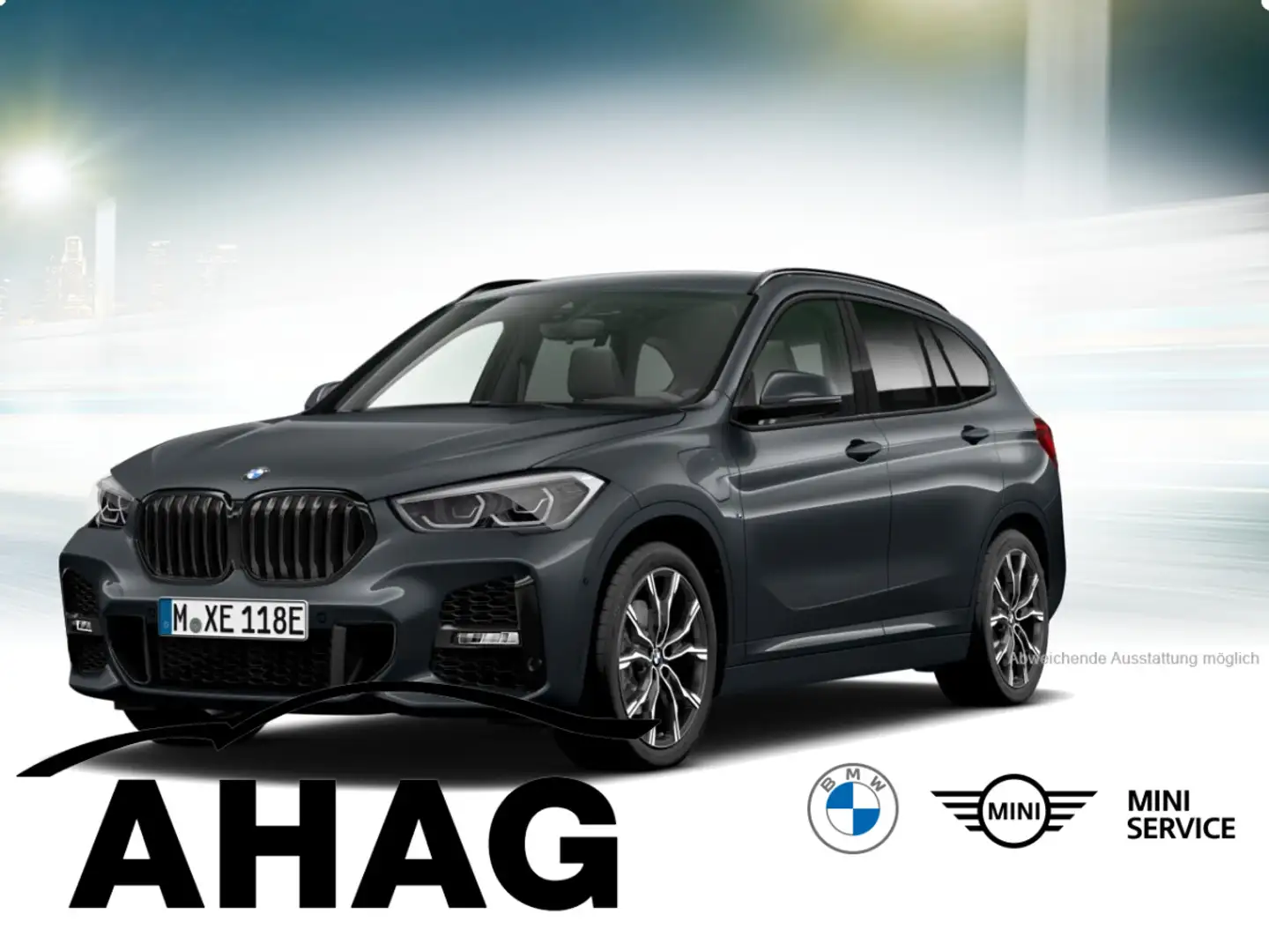 BMW X1 xDrive25e M Sport Steptronic Aut. Klimaaut. Grigio - 2