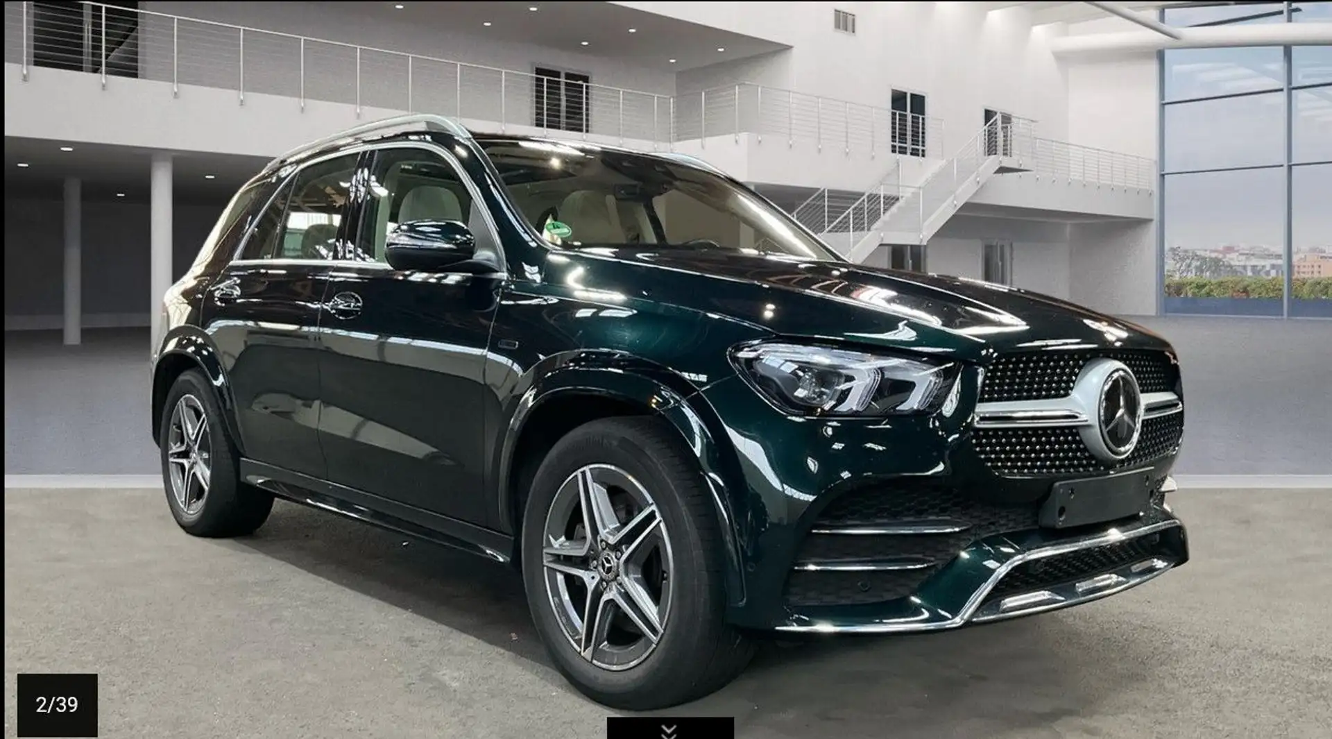 Mercedes-Benz GLE 350 de AMG 20*Pano*Distro*AHK*Kamera*Soundsy Zielony - 1