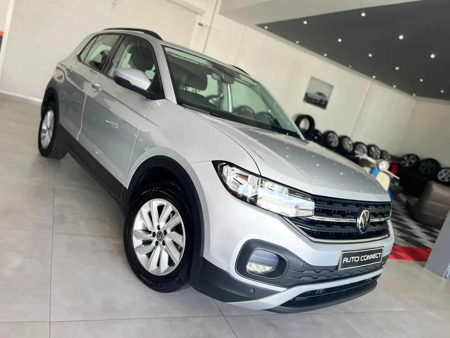 Volkswagen T-Cross *CLIM DGITAL*NAVI*CAMERA*APPLE CAR PLAY*NEUVE* Argent - 1