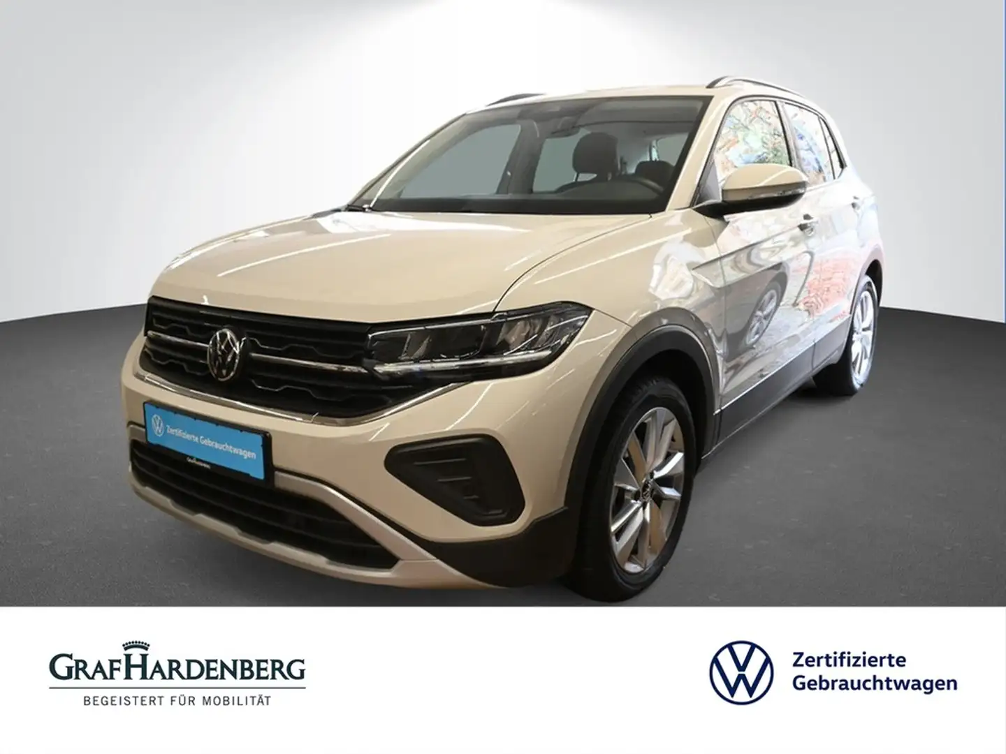 Volkswagen T-Cross 1.0 TSI Life IQ Drive SzHzg LED PDC ACC Grau - 1