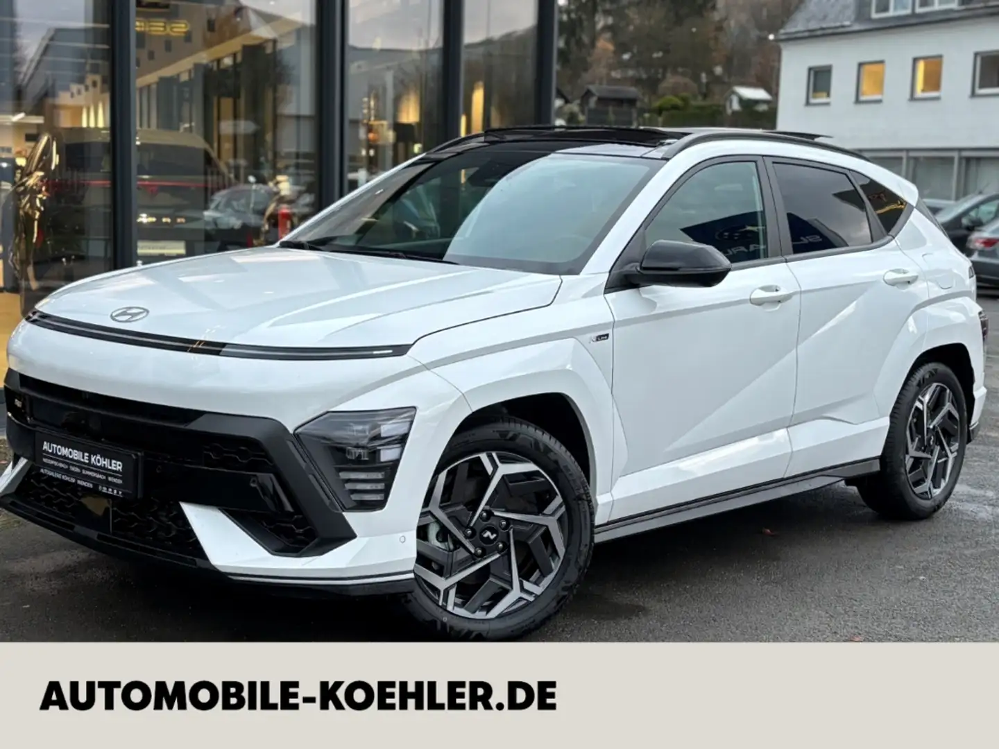 Hyundai KONA SX2 1.6 T-Gdi 198PS DCT 4WD N LINE Wit - 1