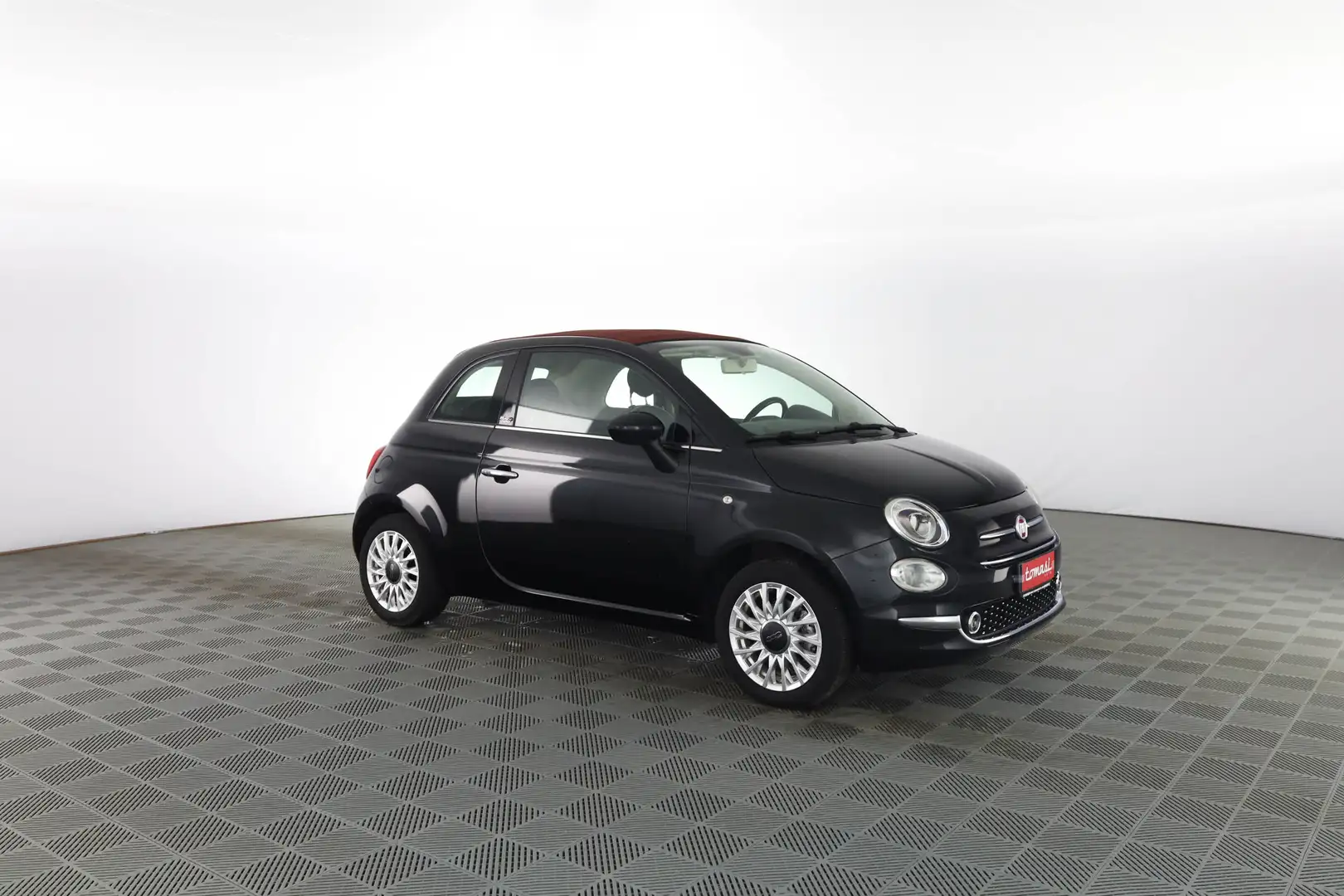Fiat 500C 1.2 Lounge CLIMA AUTO,CERCHI LEGA Nero - 2