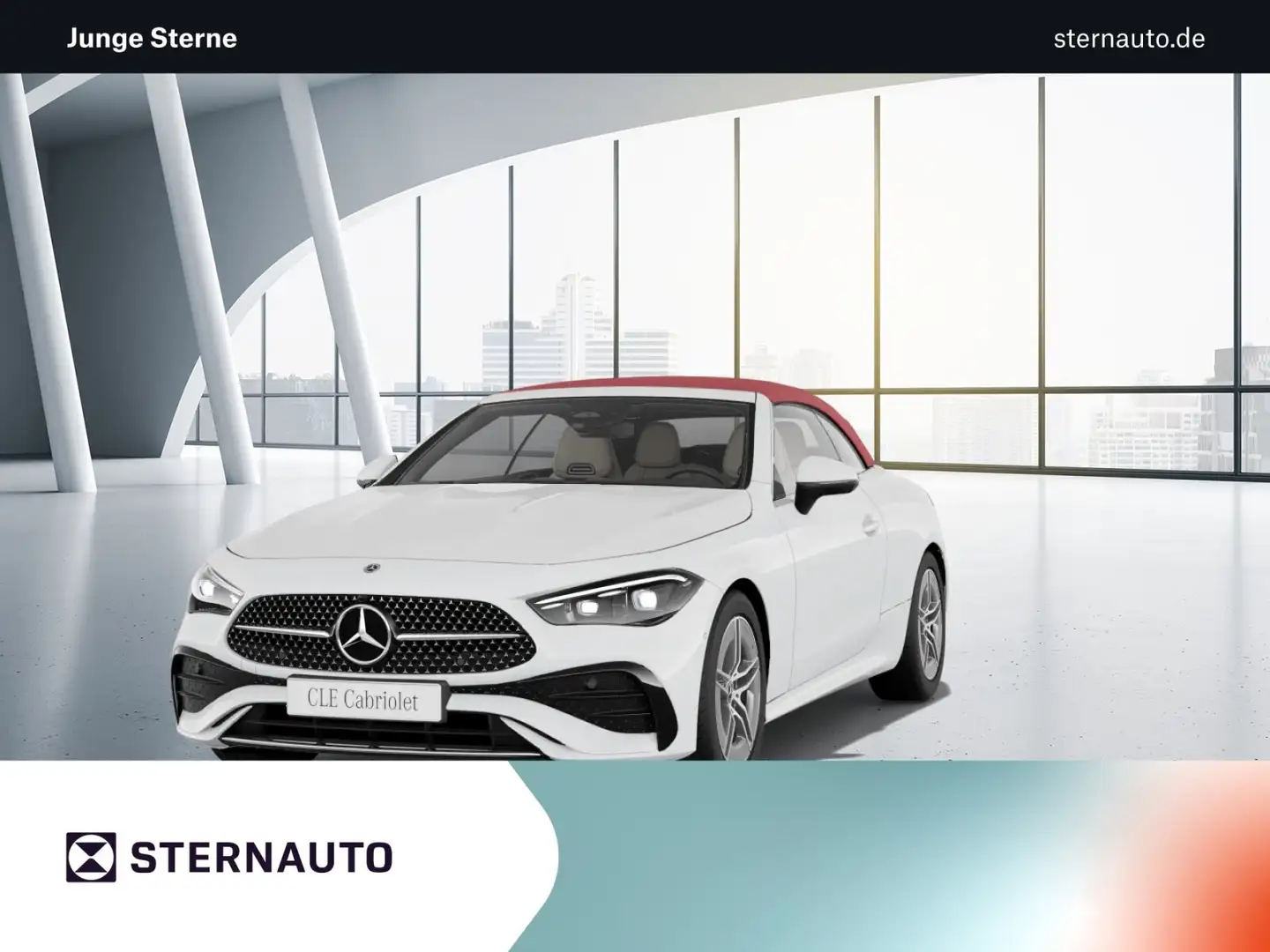 Mercedes-Benz CLE 220 CLE 220 d Cabrio AMG DIGITAL LIGHT 360 Ambiente+ Weiß - 1