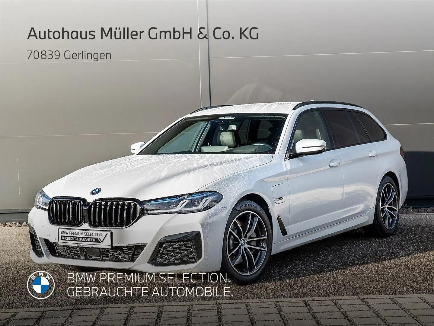 BMW 530 e xDrive Tour M Sportpaket ACC AHK HUD Kamera 1VB Weiß - 1
