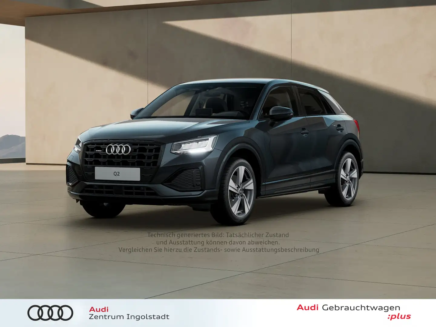 Audi Q2 40 TFSI qu NAVI ACC Optik-schw. 18" Advanced Grigio - 1