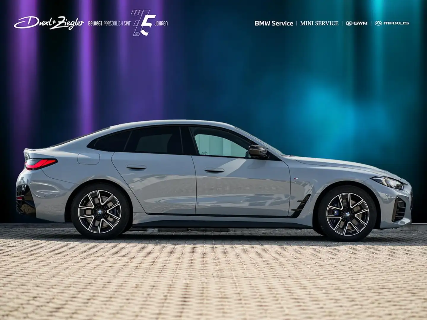 BMW 440 i xDrive Gran Coupe ACC HiFi S-Glas ParkAss Grau - 2