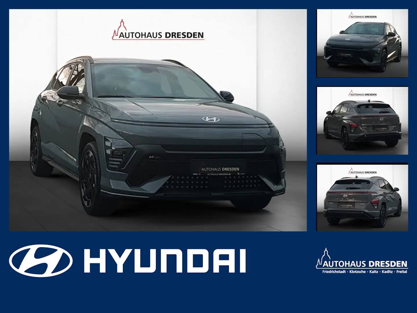 Hyundai KONA EV 65,4kWh *V-LED*NSCC*SHZ*KAM* Gris - 1