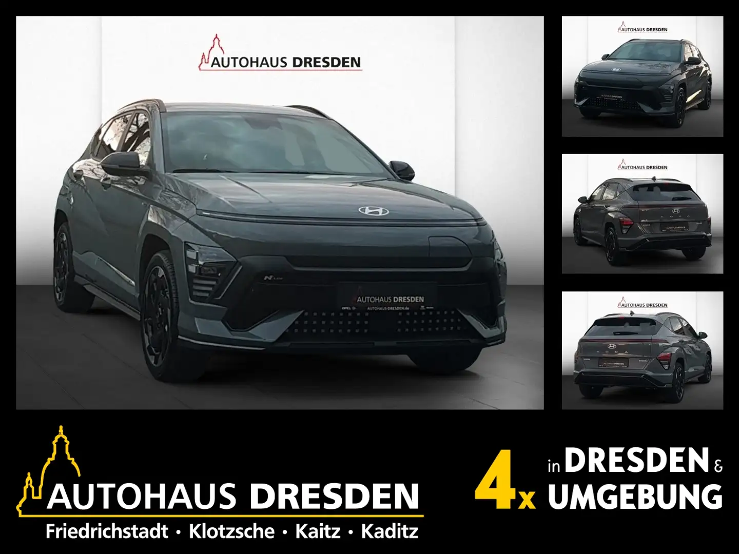 Hyundai KONA EV 65,4kWh *V-LED*NSCC*SHZ*KAM* Grau - 1