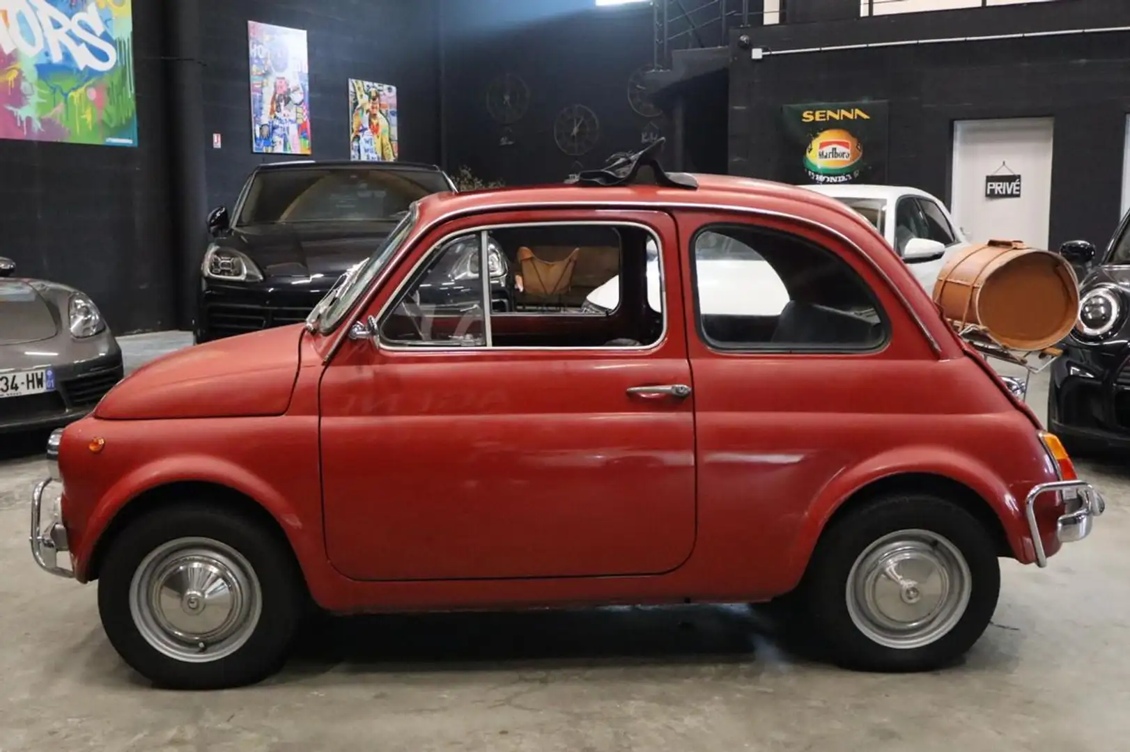 Fiat 500 L 110 F Toit ouvrant 3 portes Rouge - 2