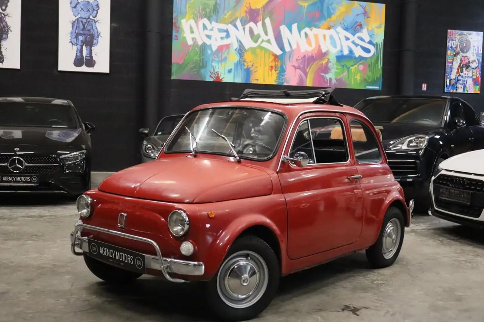 Fiat 500 L 110 F Toit ouvrant 3 portes Rouge - 1