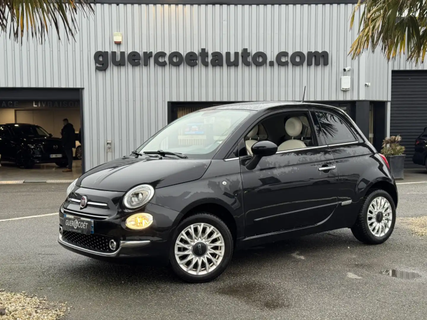 Fiat 500e 1.2 8V 69CH ECO PACK LOUNGE EURO6D Noir - 1