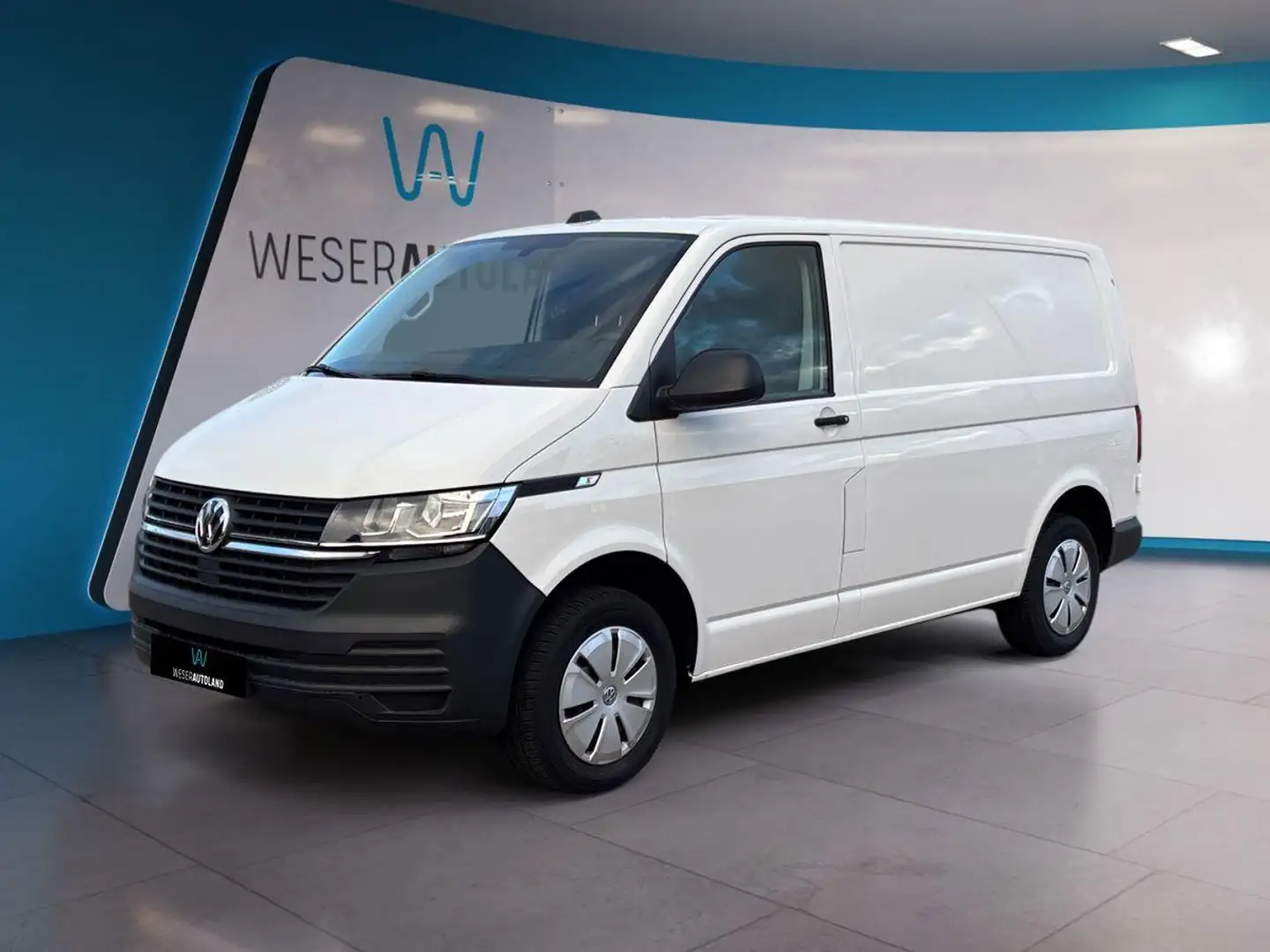 Volkswagen T6.1 Transporter KR KLIMA FLÜGELTÜREN R-CAMERA Blanc - 1
