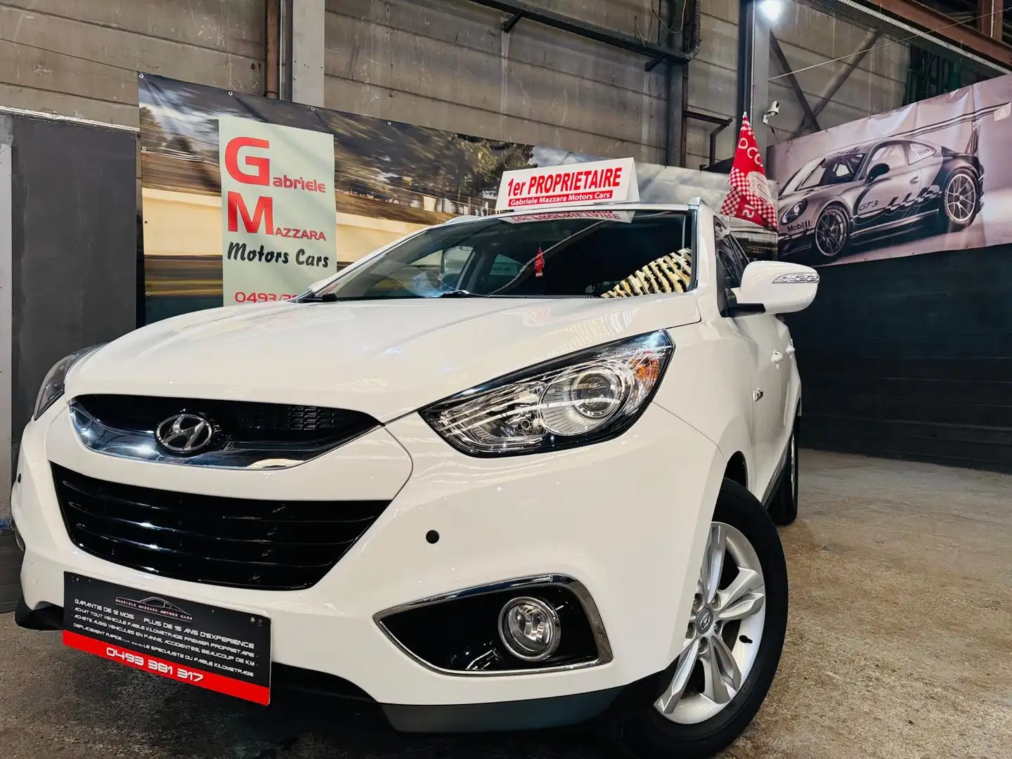 Hyundai iX35 iX35 1.6i - Cuir - GPS - Airco - GARANTIE Weiß - 1