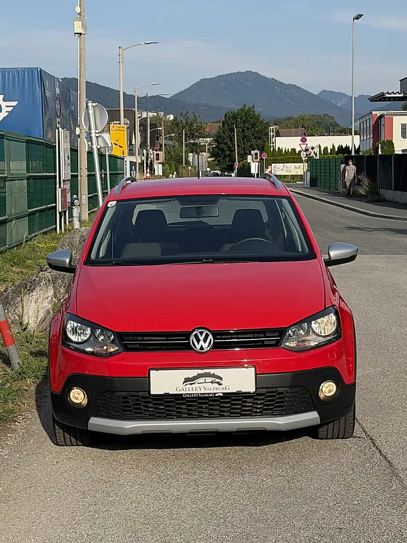 Volkswagen Polo Cross 1.2 *Checkheftgepflegt*2.Besitz* Rot - 2