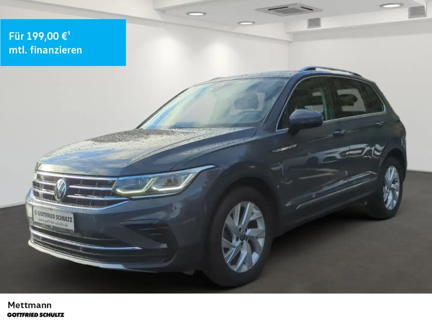 Volkswagen Tiguan 2.0 TDI Elegance DSG LED NAVI PANO SHZ PDC LM ZV Grau - 1