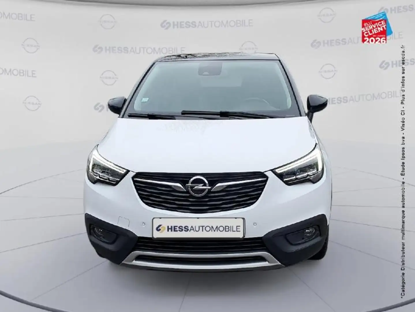 Opel Crossland X 1.2 Turbo 130ch Opel 2020 BVA Euro 6d-T Blanc - 2
