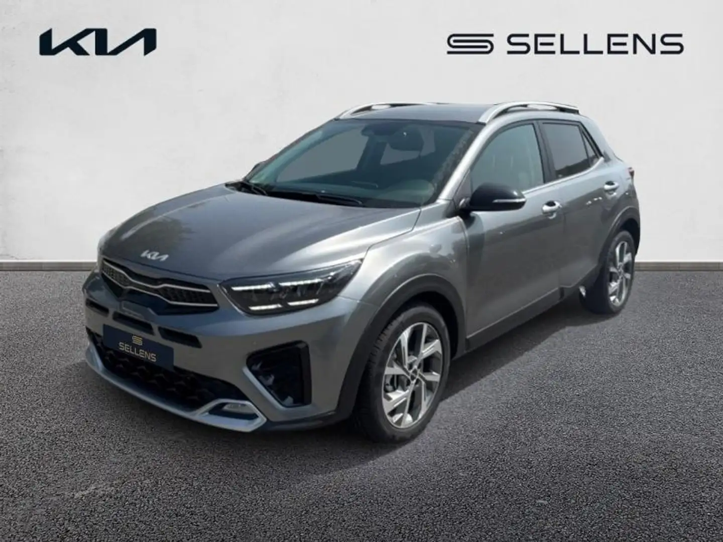 Kia Stonic 1.0 T-GDi 100ch GT Line DCT7 Gris - 1