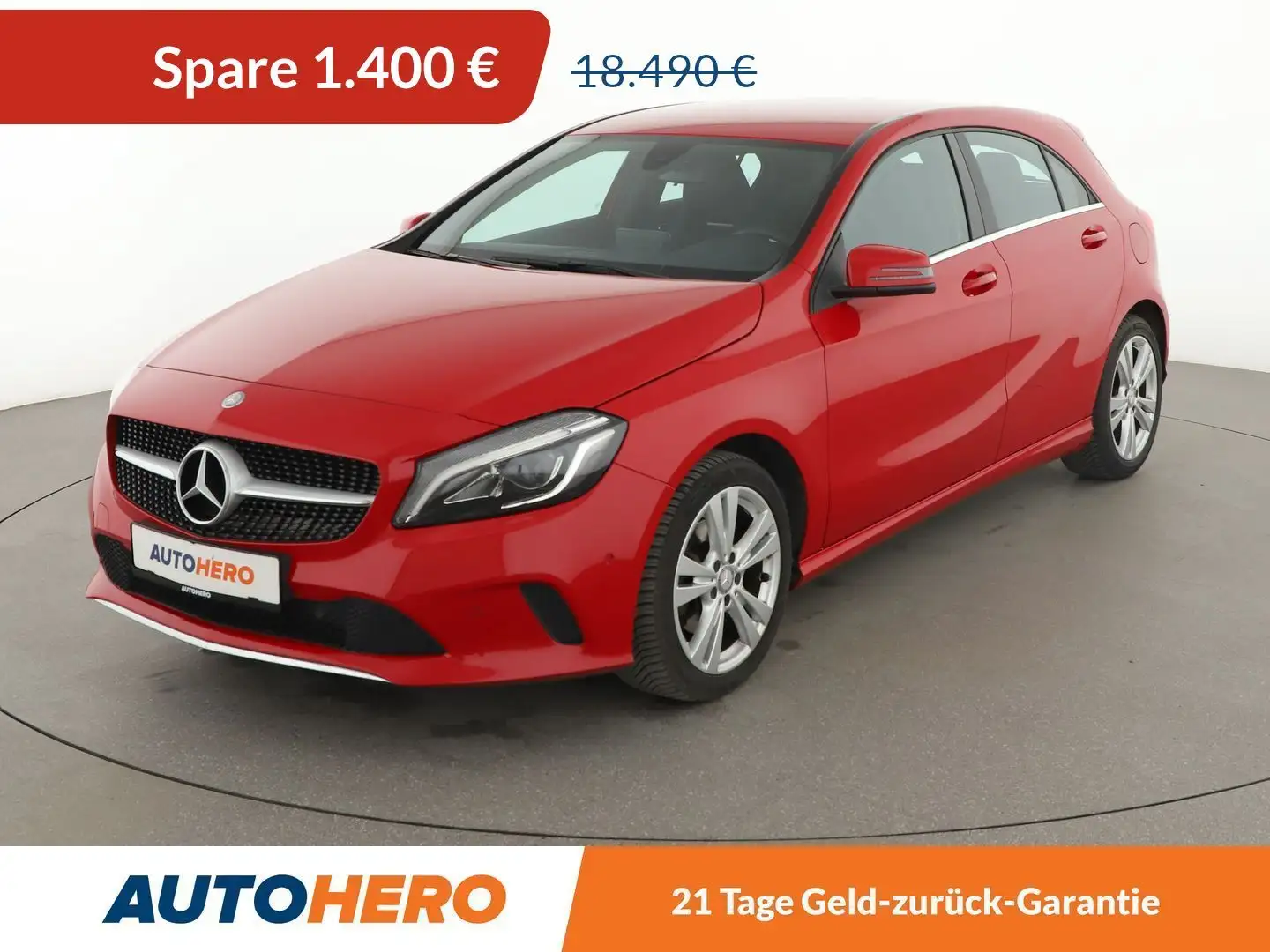 Mercedes-Benz A 180 A 180 Urban Aut.*NAVI*TEMPO*CAM*PDC* Rot - 1