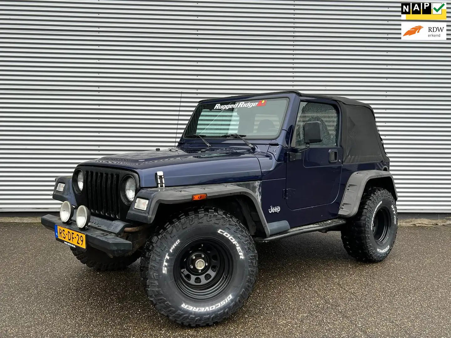 Jeep Wrangler 4.0i Hardtop origineel NL NAP alleen op afspraak! Blau - 1
