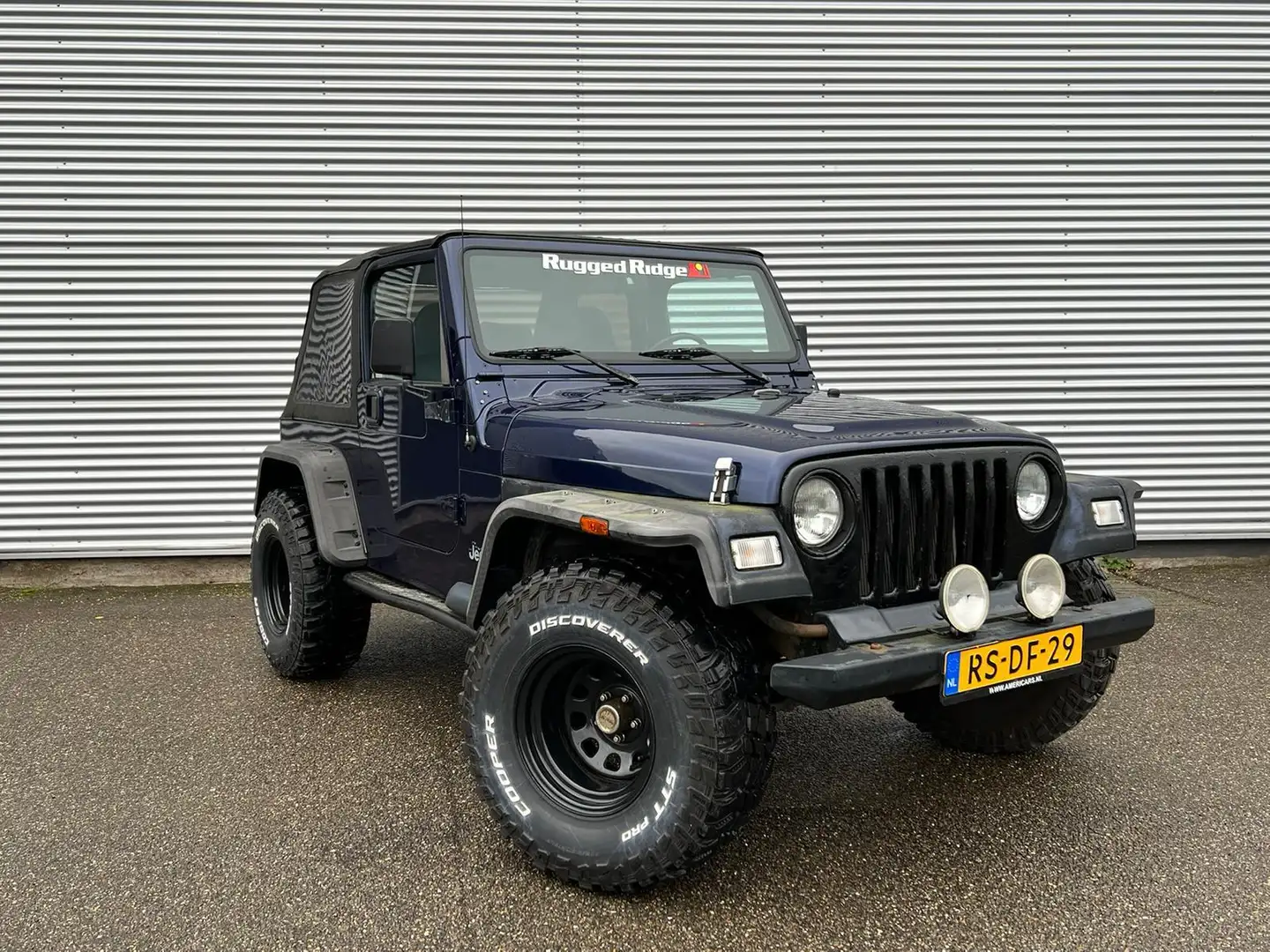 Jeep Wrangler 4.0i Hardtop origineel NL NAP alleen op afspraak! Modrá - 2