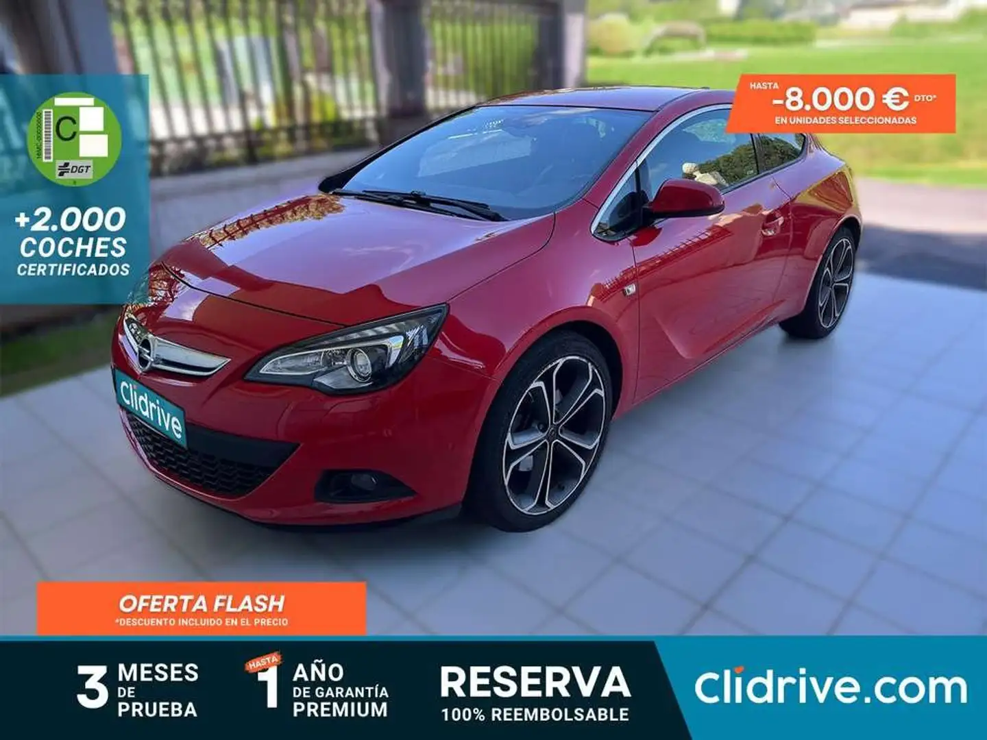 Opel Astra GTC 1.6 CDTI Rojo - 1