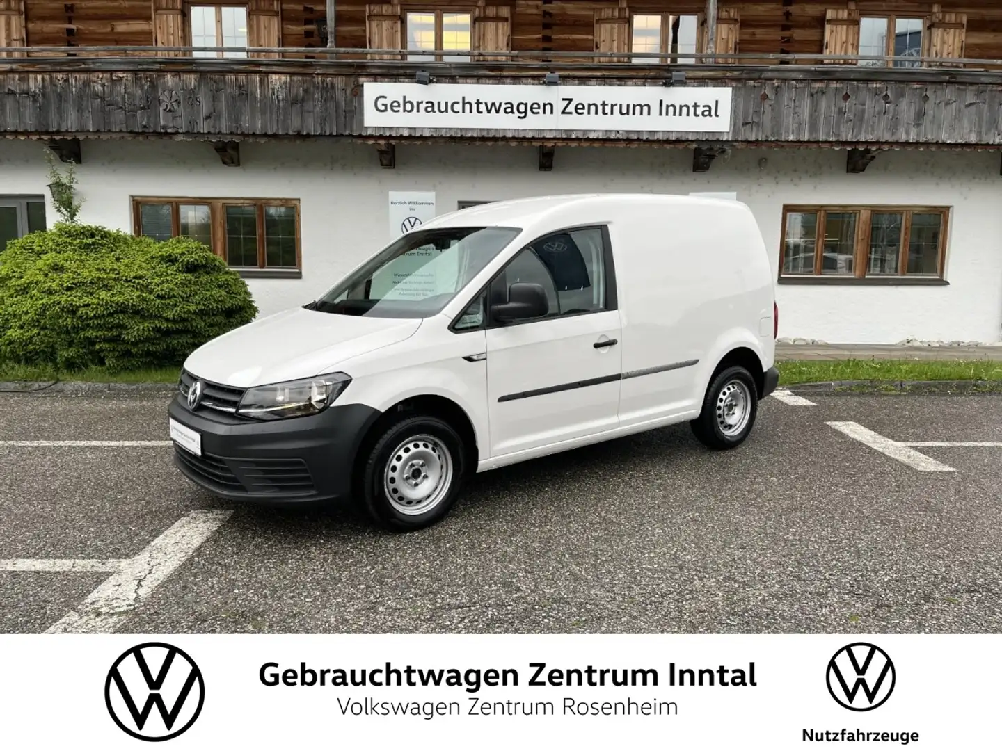 Volkswagen Caddy Kasten 2,0 TDI EcoProfi (Klima+Freisprechein Weiß - 1