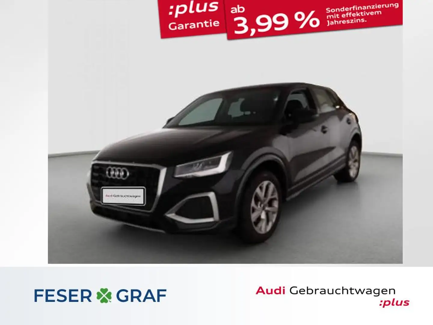 Audi Q2 35 TFSI advanced Stronic,LED,Navi+,Leder,ACC Schwarz - 1
