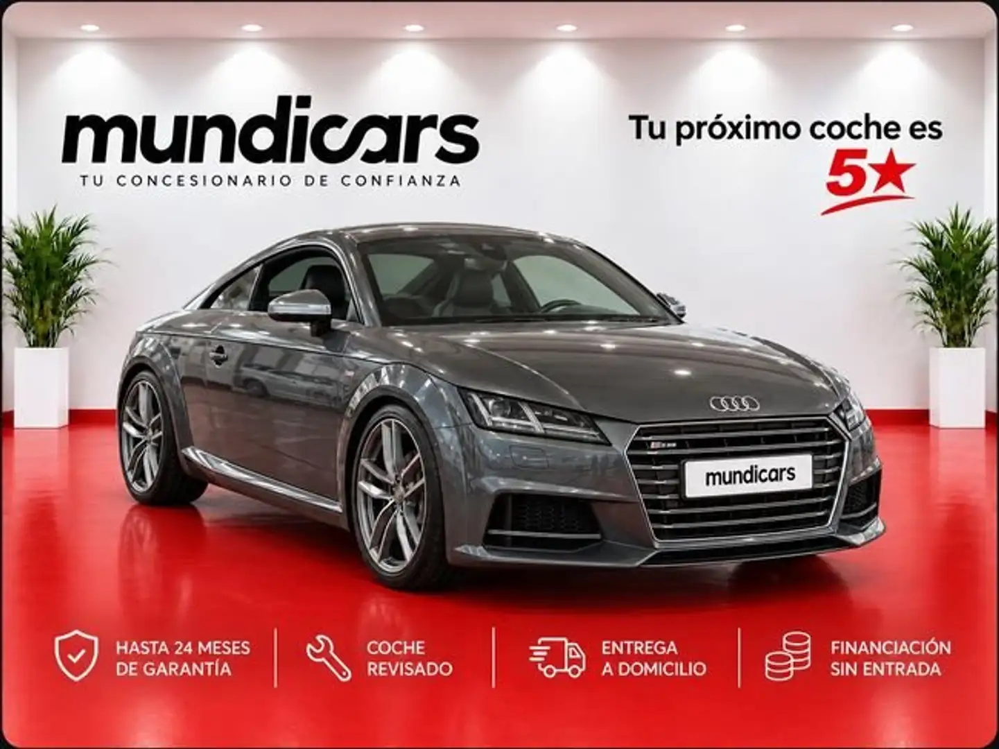 Audi TT Coupé 2.0 TFSI S quattro S tronic Gris - 1