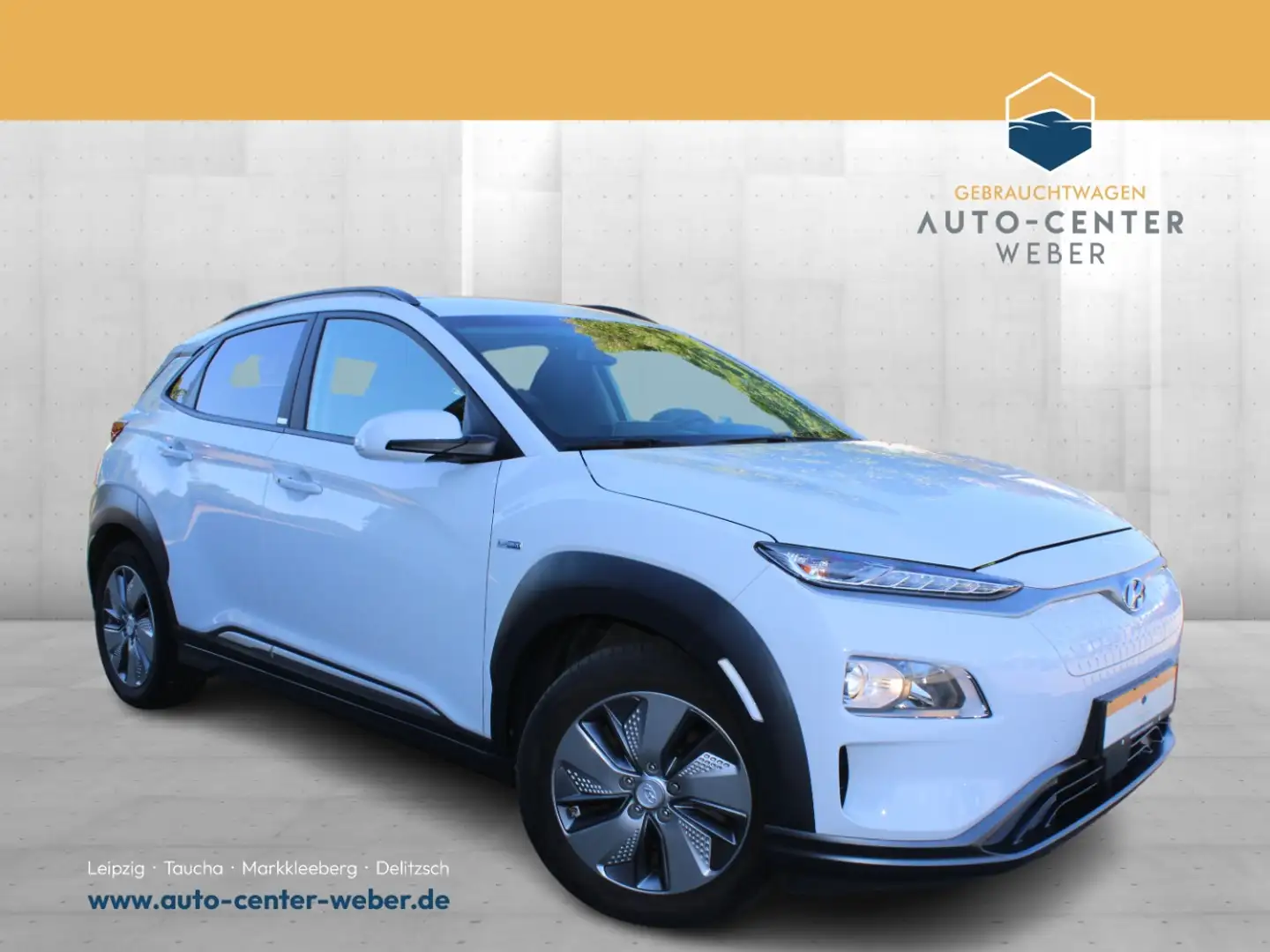Hyundai KONA Elektro Advantage Automatik incl. GWplus Weiß - 1
