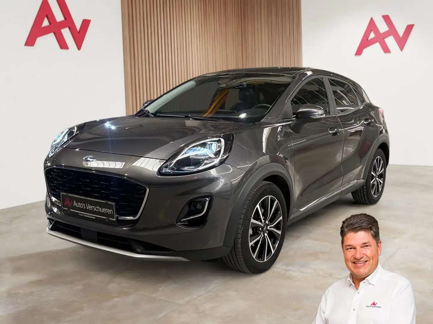 Ford Puma Titanium 1.0 Ecoboost mHEV ** Massage | Trekhaa... Серый - 1