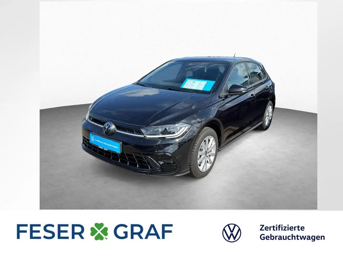 Volkswagen Polo 1.0 TSI DSG R-LINE KAM NAVI ACC LED-MATRIX Schwarz - 1