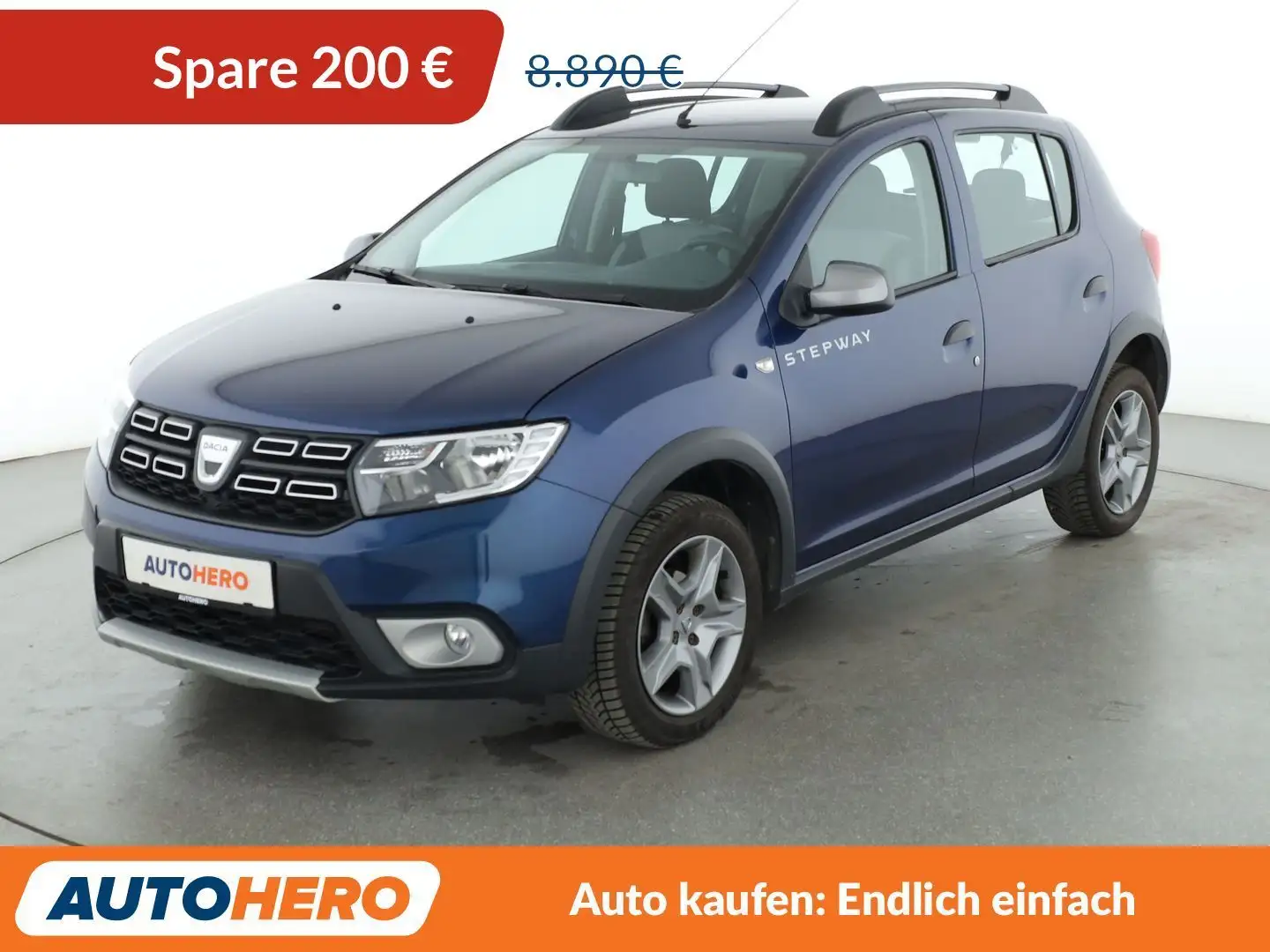 Dacia Sandero 0.9 TCe Stepway Ambiance*GARANTIE*CD-PLAYER* Blau - 1