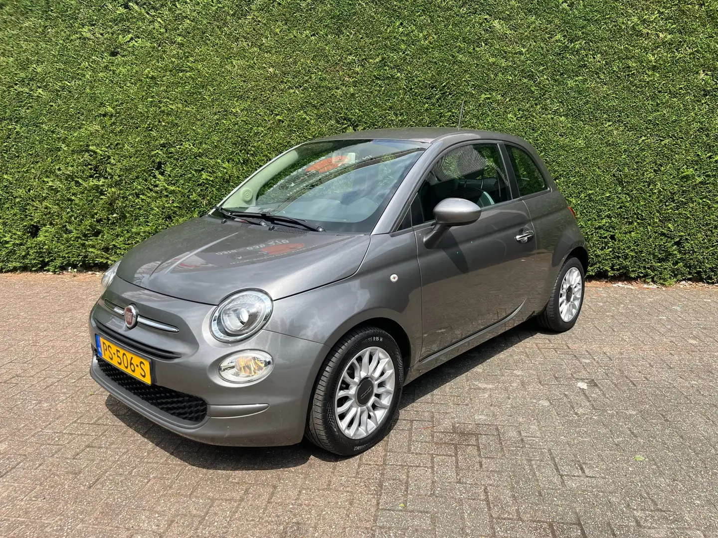 Fiat 500 0.9 TwinAir Turbo Popstar. nieuw model, airco, ele Gris - 1