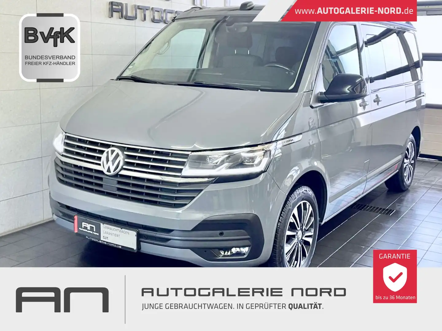 Volkswagen T6 California T6.1   Beach Tour Edition 1.Hand Grau - 1