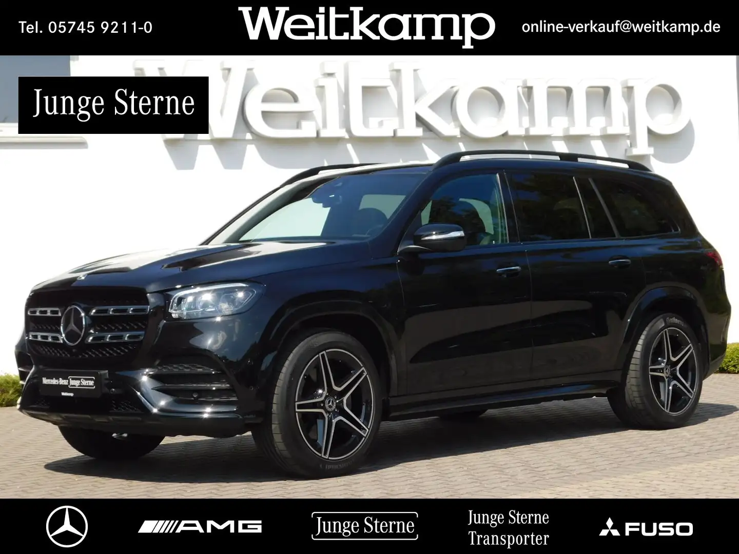 Mercedes-Benz GLS 580 GLS 580 4M AMG+AHK+Pano+E-ACTIVE BODY CONTROL BC Schwarz - 1