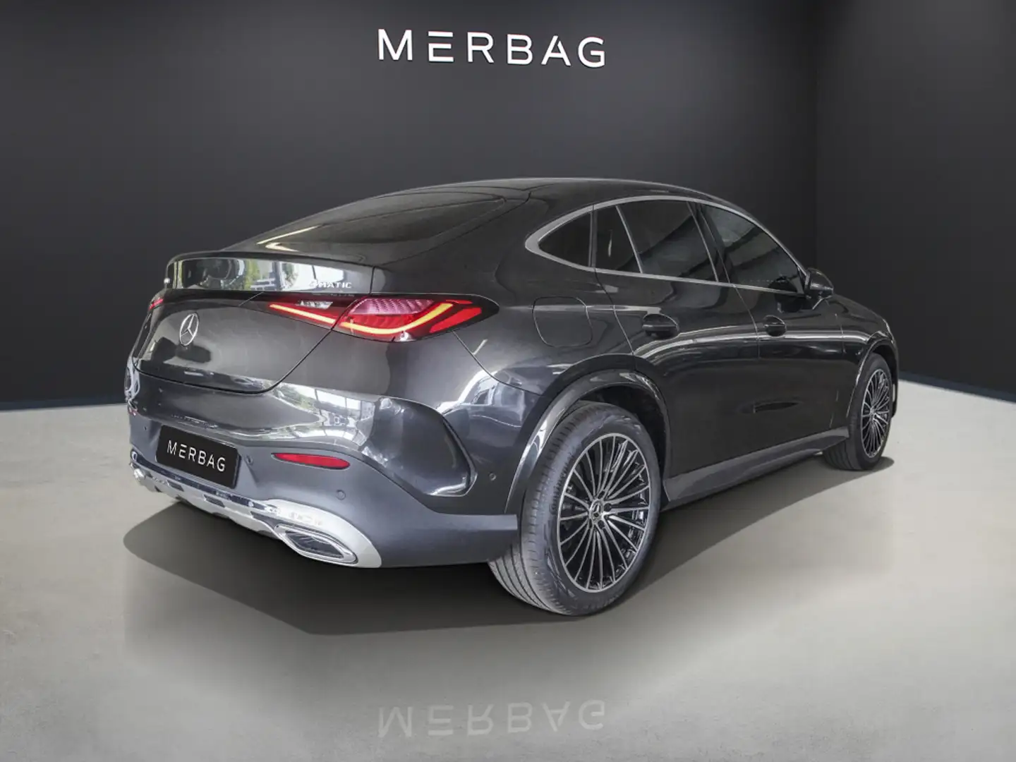 Mercedes-Benz GLC 200 Coupé-AMG-PANO-AHK-DISTRONIC-UVP 77.200,- Gris - 2