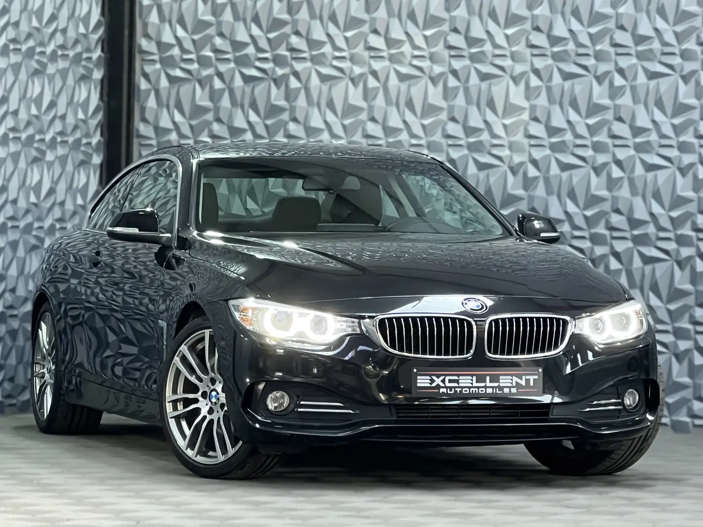 BMW 418 Coupé dA*BOITE AUTO*GPS*CRUISE*BLUETOOTH* Zwart - 2