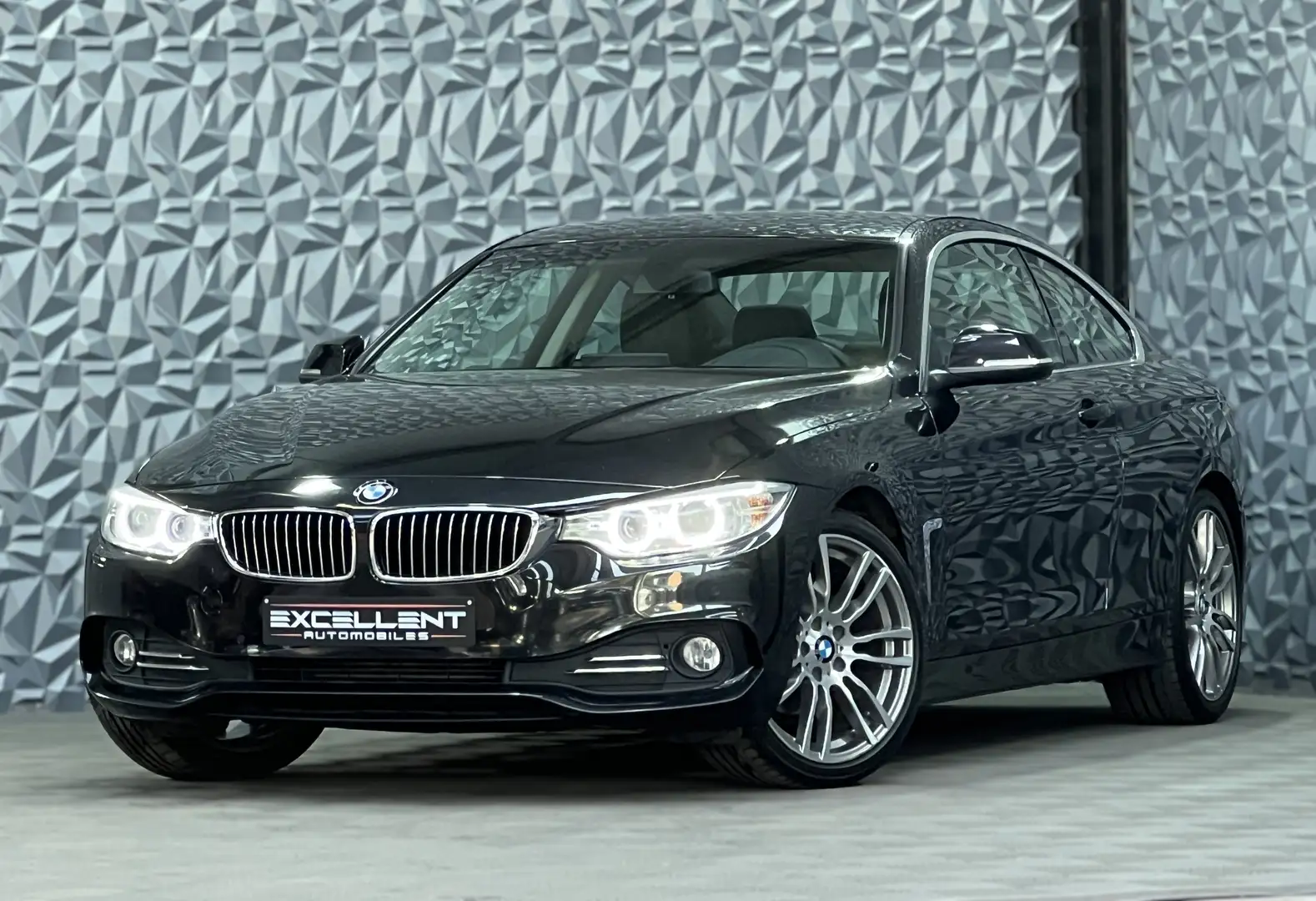 BMW 418 Coupé dA*BOITE AUTO*GPS*CRUISE*BLUETOOTH* Zwart - 1