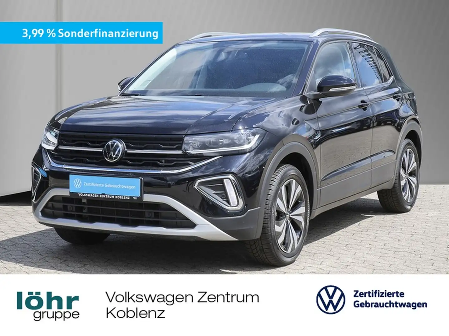 Volkswagen T-Cross 1.0 TSI DSG Style Navi/LED/SHZ Nero - 1