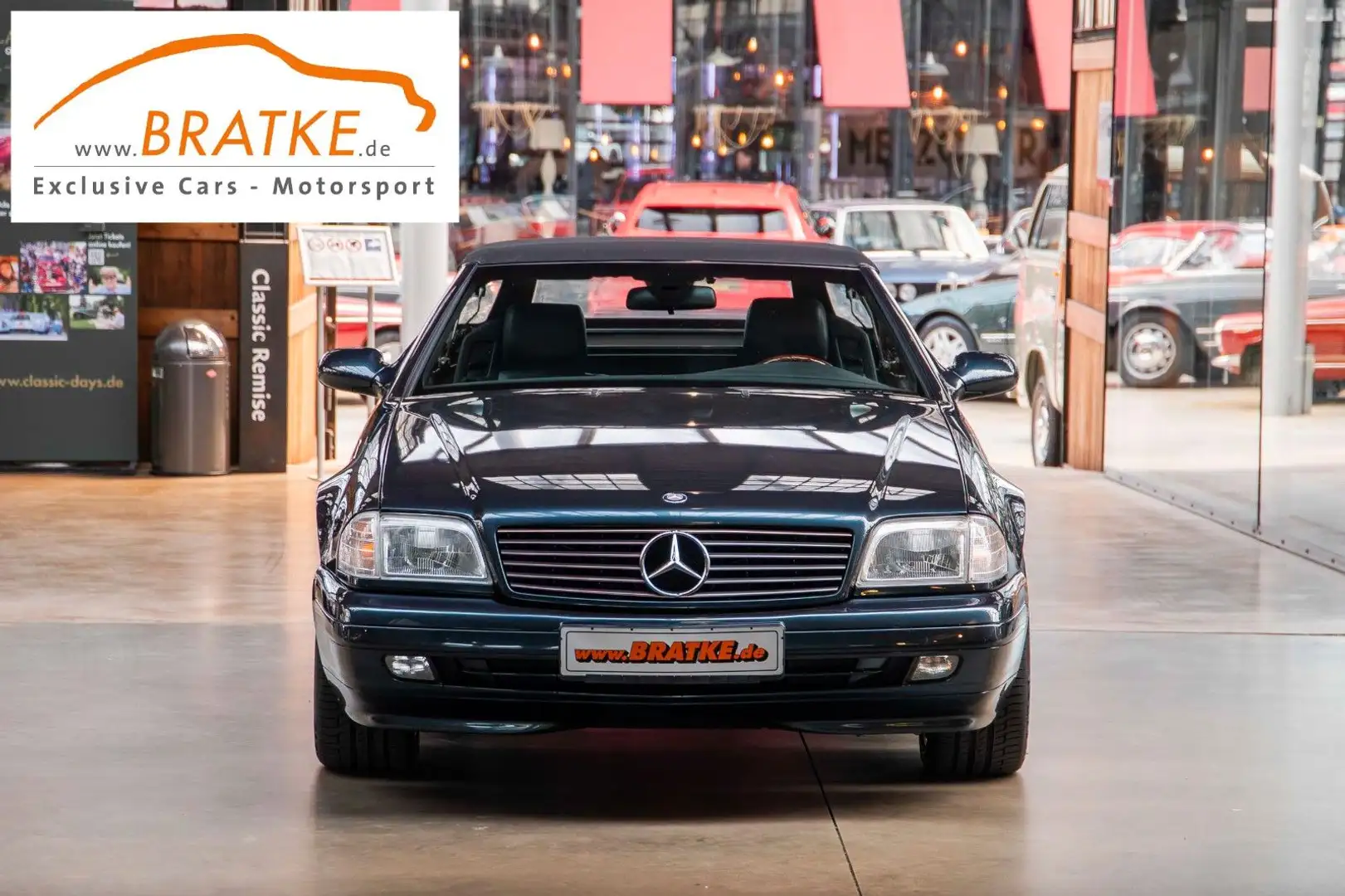 Mercedes-Benz 320 SL Roadster deutsch orig. 91tkm AMG 18 Zoll Schwarz - 2