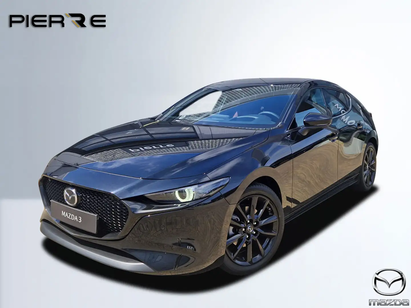 Mazda 3 2.0 e-SkyActiv-X M Hybrid 186 Takumi | Dieprood le Noir - 1